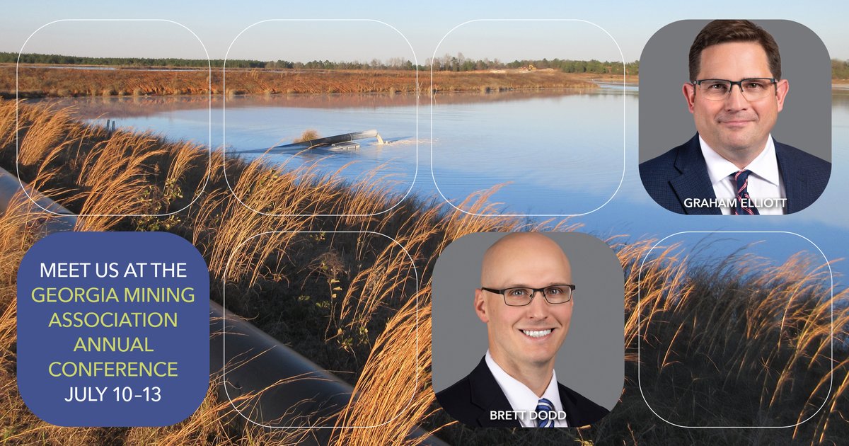 SchnabelEng's tweet image. Schnabel is heading to the 2025 Georgia Mining Association Annual Conference! Meet Graham Elliott and Brett Dodd in Ponte Vedra Beach, FL from July 10–13. 

#GMAConference #Mining #SchnabelEngineering