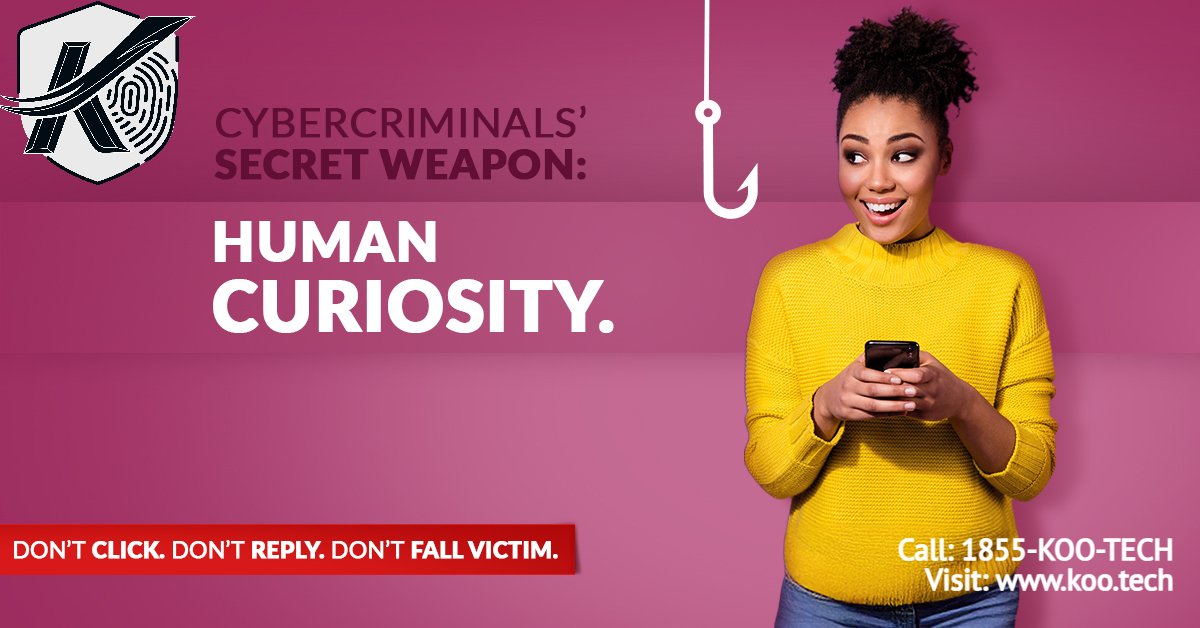 Phishing emails play on your curiosity. One wrong click is all that hackers need to launch a cyberattack on your business. The only way you can beat them is by being aware and prepared.
#ReliableITStrategy #ReliableIT #cybersecurity #ontariobusiness #ITSupportCanada