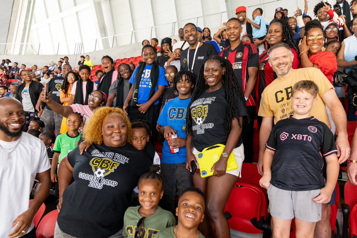 ATLParksandRec's tweet image. This past Sunday & Tuesday, our Camp Best Friend campers had the unforgettable experience of attending the FIFA Club World Cup matches at Mercedes‑Benz Stadium.
Huge thanks to @CityofAtlanta Mayor Dickens, @FIFACWC, Showcase Atlanta, and @MARTAtransit for making this possible!