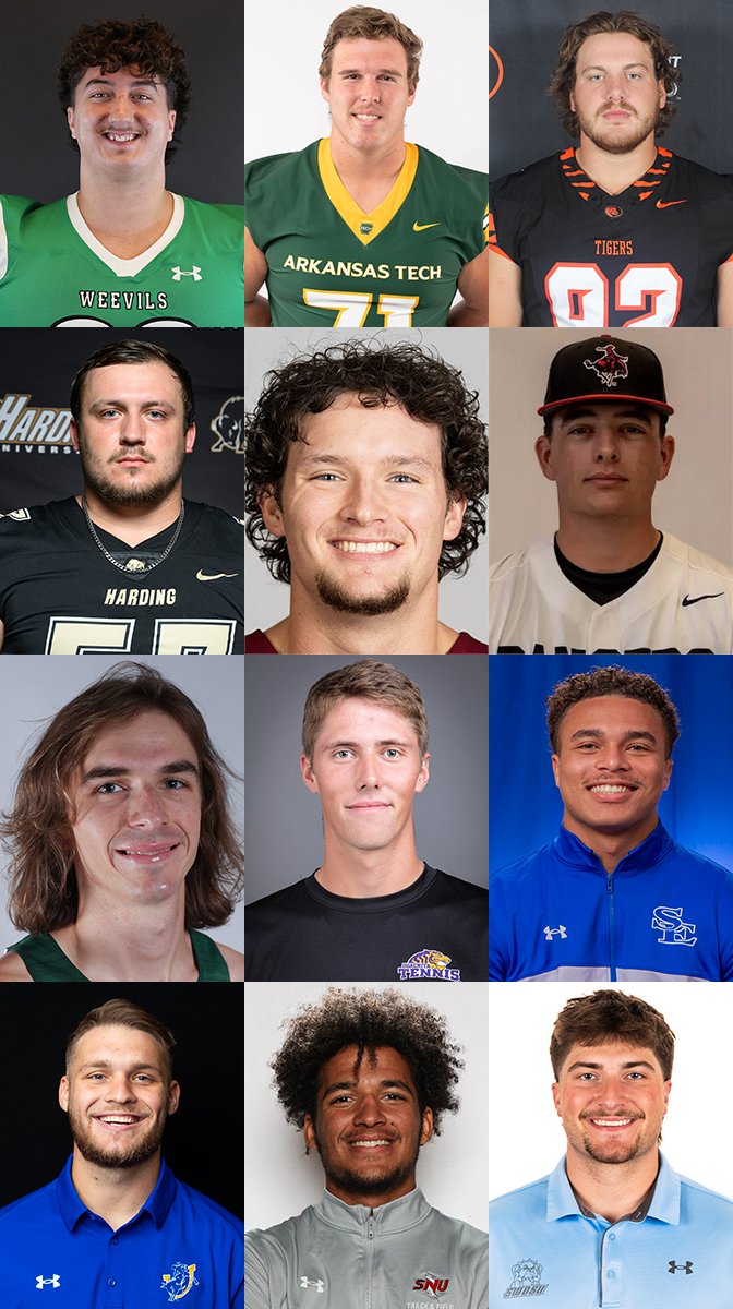 GACAthletics's tweet image. Meet the finalists for #theGAC 2025 Male Scholar Athlete of the Year! Winner to be announced on Mid July