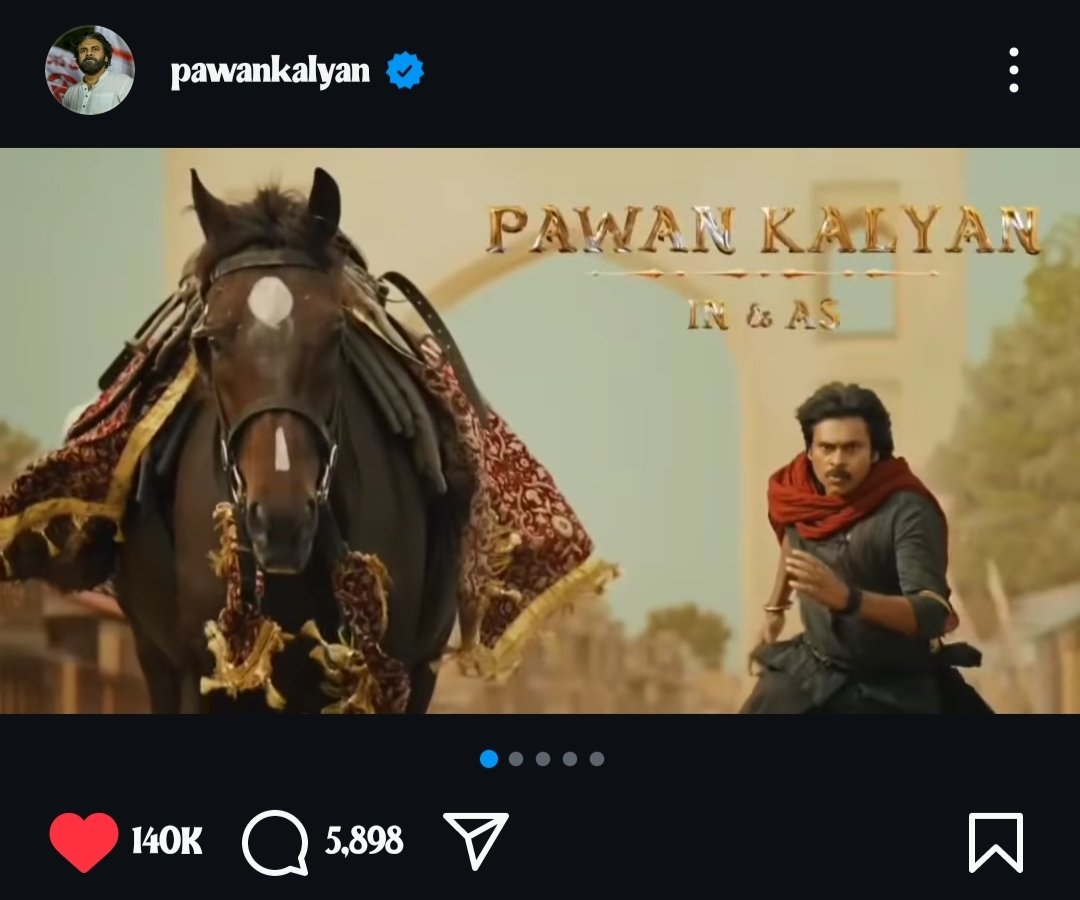 PSPK - KICCHA FC (@pspkkicchafc) on Twitter photo First Movie Related Post in Power Star <a href="/PawanKalyan/">Pawan Kalyan</a>'s IG Account π₯
You Changed Veera #PawanKalyan π
#HariHaraVeeraMallu #HHVMTrailer First Movie Related Post in Power Star <a href="/PawanKalyan/">Pawan Kalyan</a>'s IG Account π₯
You Changed Veera #PawanKalyan π
#HariHaraVeeraMallu #HHVMTrailer