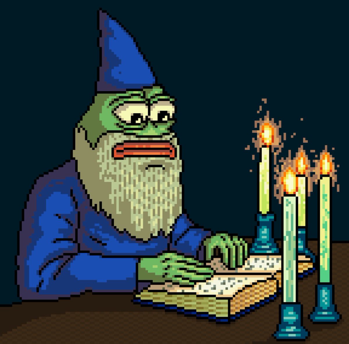 The OG PepeCoin lore runs deep. 

Powerful ancient memetic magic from 2016 must be studied 🧙‍♂️🐸