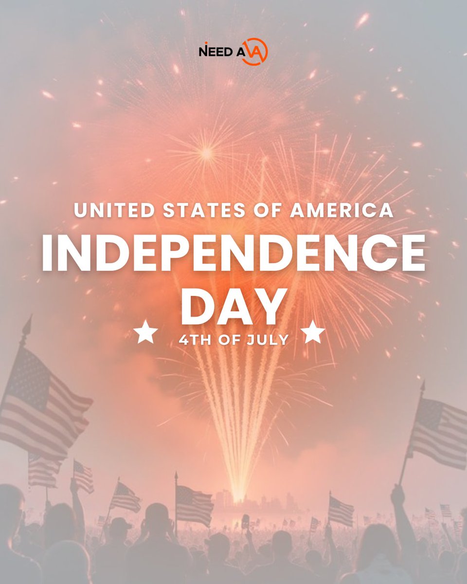 ineeda_va's tweet image. Happy Independence Day from all of us at I Need A VA!

Today we celebrate freedom, resilience, and the spirit of building something greater values that inspire everything we do.

Wishing you a safe, joyful, and meaningful 4th of July.
#Happy4thOfJuly  #INeedAVA