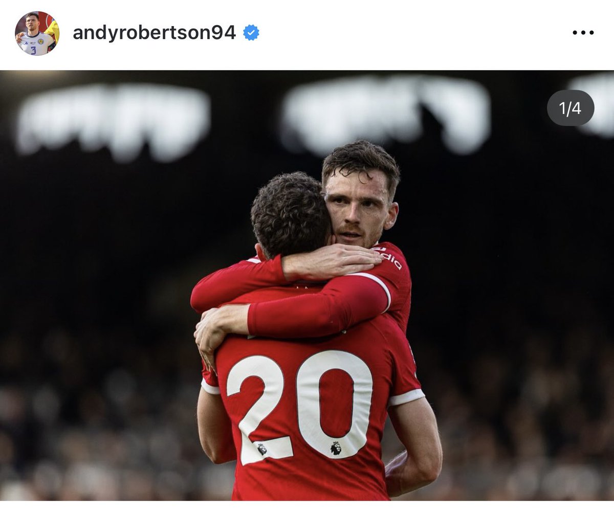 Slotoholic's tweet image. Andy Robertson on Instagram ❤️