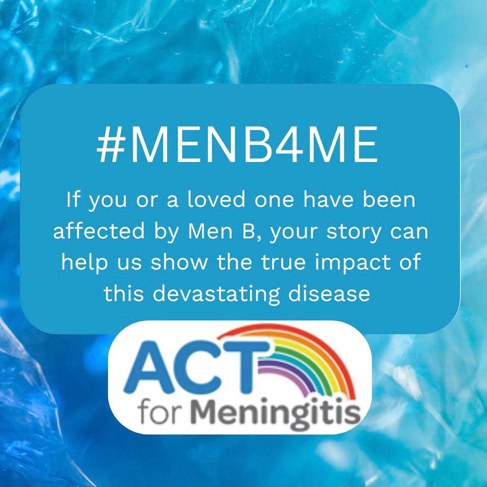 ACTforMeningitis (@act4meningitis) on Twitter photo #MENB4ME
Will you help us in our fight to protect people from MenB? If you or a loved one have been affected by MenB, your story can help us show the true impact of this devastating disease throughout our campaign.
Email your story to actformeningitis@gmail.com #MENB4ME
Will you help us in our fight to protect people from MenB? If you or a loved one have been affected by MenB, your story can help us show the true impact of this devastating disease throughout our campaign.
Email your story to actformeningitis@gmail.com