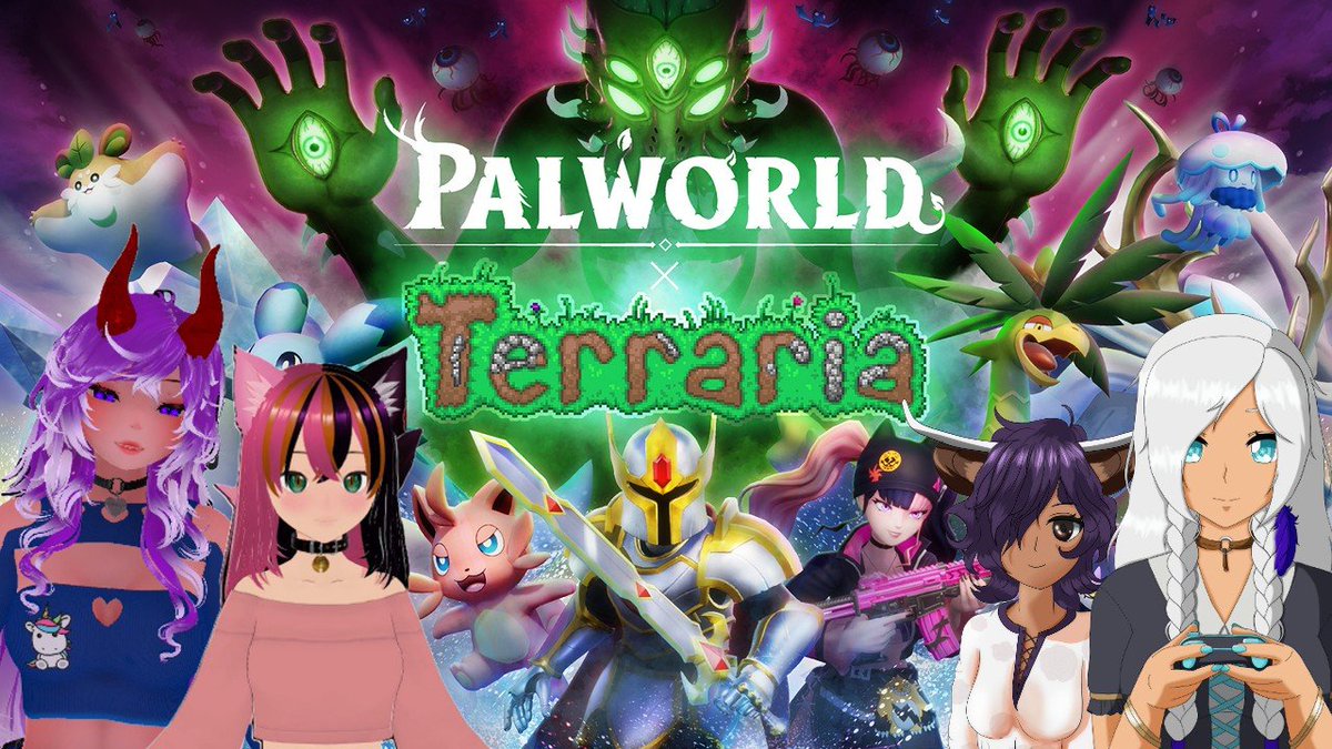 marleen_VT's tweet photo. Diving in to #Palworld  with the sibs
https://t.co/6OTkKBpxfh
 road to 400 
  #Vtuber #twitch #smallstreamer #EnVtuber #varietystreamer https://t.co/XcYwdvI1fv