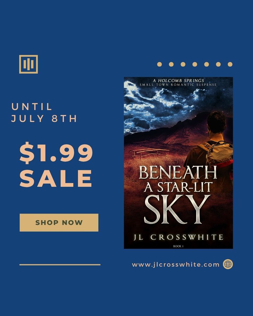 Get Beneath a Star-Lit sky for just $1.99 through Kobo and all other retailers!

jlcrosswhite.com/books/beneath-…