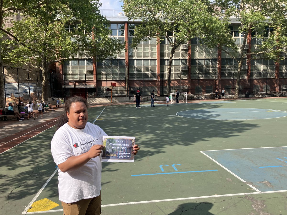 A successful first day of the Police Commissioner's Day of Play with our Youth Coordination Officer's PO Coleman &amp; PO Livingston! A special thank you to our 20th Precinct Explorers for assisting with this event. We hope to see you next week Wednesday at Tecumseh Playground!