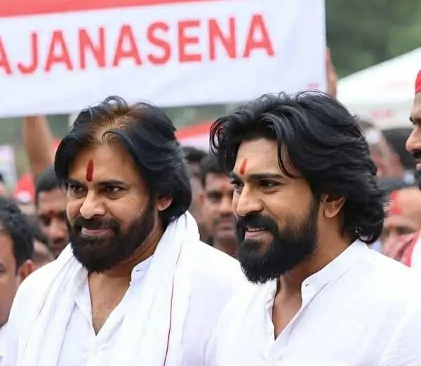 avanigaddapspk's tweet photo. Small sentence but comes from heart
            "Forever with you"
#PawanKalyan - #RamCharan https://t.co/cw95B2wLjz