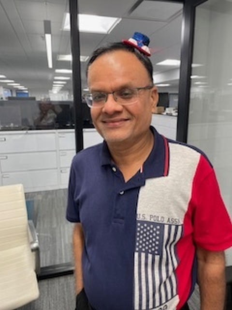 Raj is ready!  We're closed Friday July 4 to  celebrate Independence Day...back in action Monday