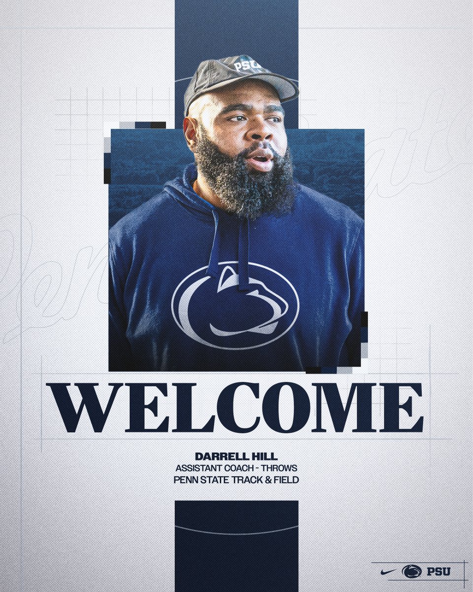 Thrilled to welcome three-time All-American Penn State alumnus and 2016 Olympian Darrell Hill back home to Happy Valley 📍🦁

#WeAre | gopsu.us/DarrellHill