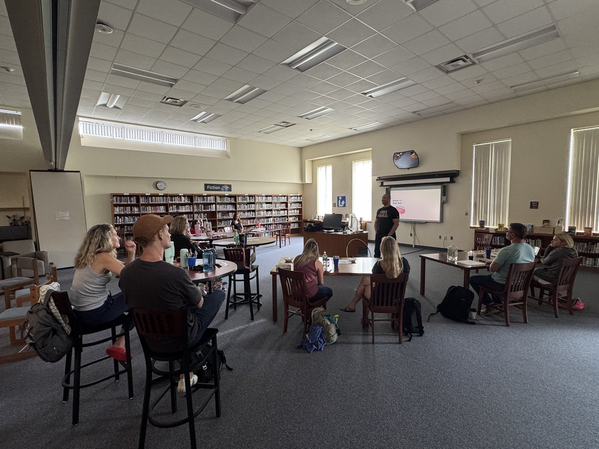 RalstonK's tweet image. What do you do in the summer anyway? The learning started for our teachers day 1 of summer, capital project meetings are rolling, cell phone discussions, PD planning….we do LOTS in the summer! #BKP #SCCARES