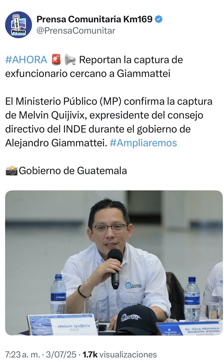 ManfredoGuate's tweet image. 🚨 Cuando capturan a ex funcionarios de la pandilla de Giammattei es para declararlos inocentes o para darles arresto domiciliario y durante la investigación culpar a los que los denunciaron o culpar a inocentes que se ven obligados aceptar cargos para salvarles el pellejo a los…