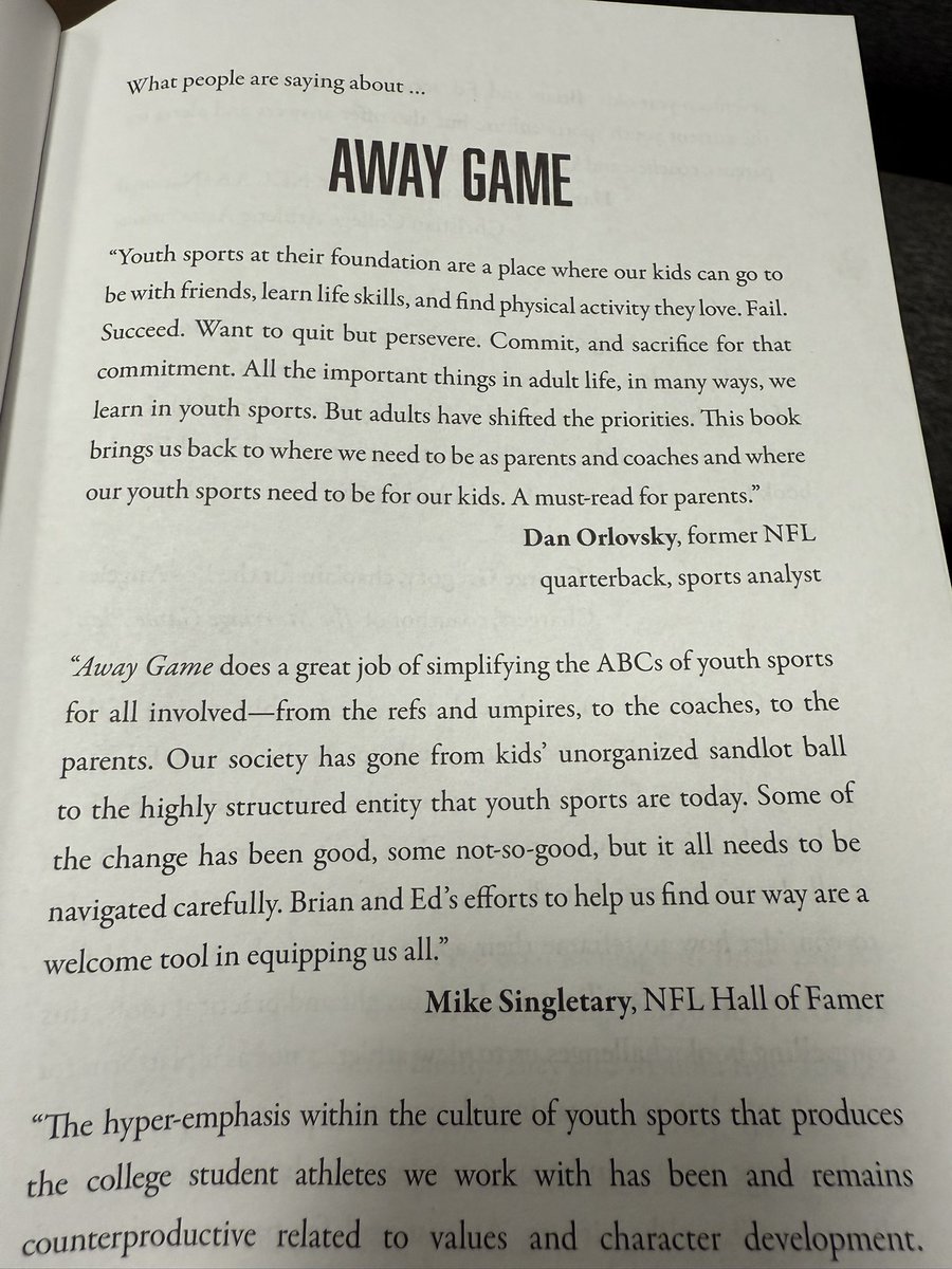 Mark Steller (@msteller123) on Twitter photo Congrats <a href="/BrianSmithAIA/">Brian Smith</a> and <a href="/Uszynski32/">Ed Uszynski</a> on the launch of Away Game.
Brian’s book Christian Athlete was a Game Changer for me. Look forward to how Away Game is going to help so many families & coaches embrace this awesome world of sports but to help remember why it all exists. Congrats <a href="/BrianSmithAIA/">Brian Smith</a> and <a href="/Uszynski32/">Ed Uszynski</a> on the launch of Away Game.
Brian’s book Christian Athlete was a Game Changer for me. Look forward to how Away Game is going to help so many families & coaches embrace this awesome world of sports but to help remember why it all exists.