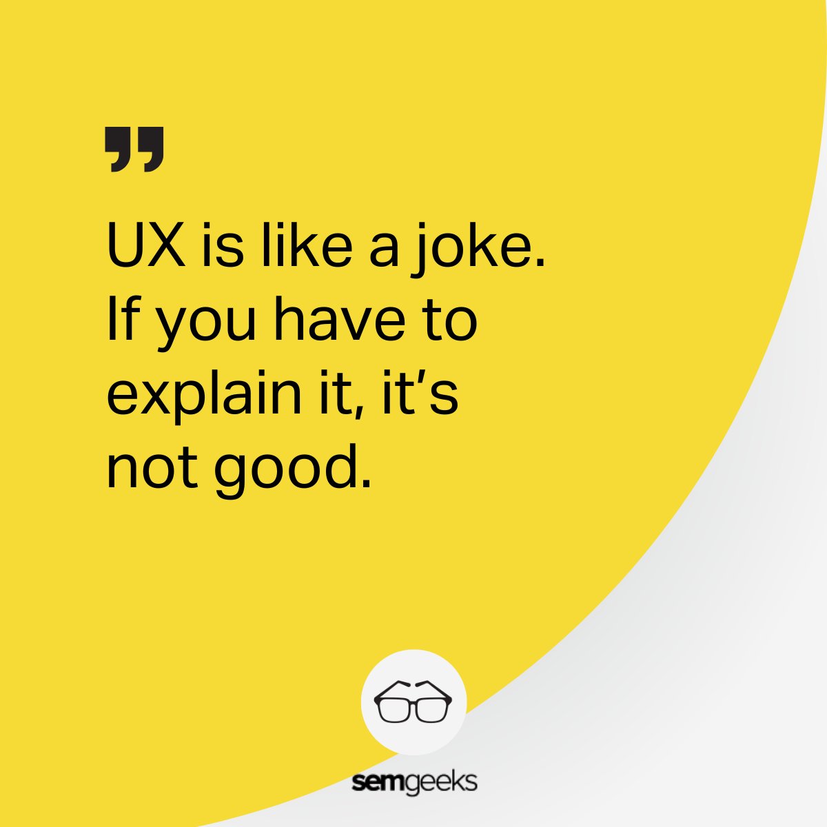 SEM_Geeks's tweet image. 😅 UX is like a joke. If you have to explain it, it’s not good.

That’s why we prototype. Our clickable UX demos help you spot awkward clicks and “where do I go?” moments before launch.

Launch smarter → semgeeks.com/services/web-d…

#UXDesign #Prototyping #Semgeeks#DigitalStrategy