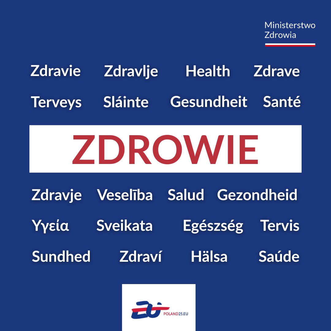 ✅ Niezależnie od tego, skąd jesteśmy – zdrowie pozostaje jedną z naszych najważniejszych wartości.

Kończymy prezydencję, ale nie misję.

Zdrowie to język, którym chcemy mówić dalej. 💙

Przeczytaj więcej: gov.pl/web/zdrowie/zd…