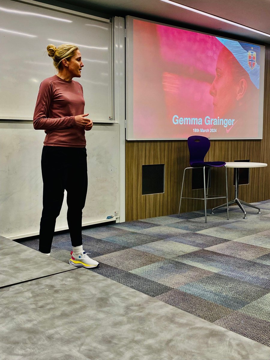 Teesside Sport (@teesside_sport) on Twitter photo A look back at last year when we had Norway Head Coach <a href="/GemmaGrainger82/">Gemma Grainger</a> on campus to speak to our Female Footballers about her coaching career to date.⬇️
Last night she achieved victory in her first European Championship match with Norway 🇳🇴 <a href="/WEURO2025/">UEFA Women's EURO 2025</a>
tees.ac.uk/sections/news/… A look back at last year when we had Norway Head Coach <a href="/GemmaGrainger82/">Gemma Grainger</a> on campus to speak to our Female Footballers about her coaching career to date.⬇️
Last night she achieved victory in her first European Championship match with Norway 🇳🇴 <a href="/WEURO2025/">UEFA Women's EURO 2025</a>
tees.ac.uk/sections/news/…
