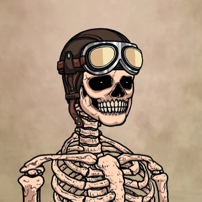 Had to go back to my skelly from <a href="/SteadyNFT_/">Steady</a> 💀