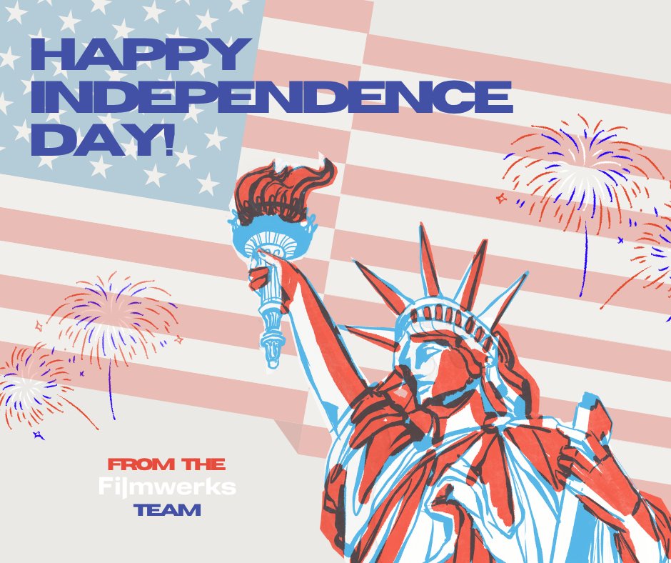 FilmwerksLLC's tweet photo. 🦅Today, we celebrate the birth of our nation and the freedoms we’re fortunate to enjoy.📜

🗽We’re grateful for the sacrifices made by those who came before us and honored to serve our community every day.

Filmwerks wishes everyone a safe and joyful 4th of July!🎆 https://t.co/E2m4NwWdH6