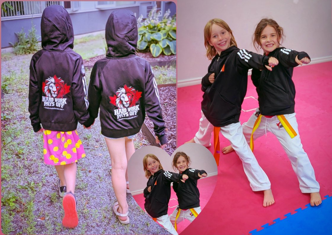 🥋✨ 𝗛𝗮𝗽𝗽𝘆 𝗴𝗶𝗿𝗹𝘀, 𝗵𝗮𝗽𝗽𝘆 𝗱𝗼𝗷𝗼 𝘃𝗶𝗯𝗲𝘀!

𝗢𝘂𝗿 𝗸𝗮𝗿𝗮𝘁𝗲 𝗴𝗶𝗿𝗹𝘀 𝗷𝘂𝘀𝘁 𝗴𝗼𝘁 𝘁𝗵𝗲𝗶𝗿 𝗻𝗲𝘄 “𝗛𝗮𝗿𝗱 𝗪𝗼𝗿𝗸 𝗣𝗮𝘆𝘀 𝗢𝗳𝗳” 𝗵𝗼𝗼𝗱𝗶𝗲𝘀 𝗮𝗻𝗱 𝘆𝗼𝘂 𝗰𝗮𝗻 𝘀𝗲𝗲 𝘁𝗵𝗲 𝘀𝗺𝗶𝗹𝗲𝘀 𝘀𝗮𝘆 𝗶𝘁 𝗮𝗹𝗹! 😄🦁🍁