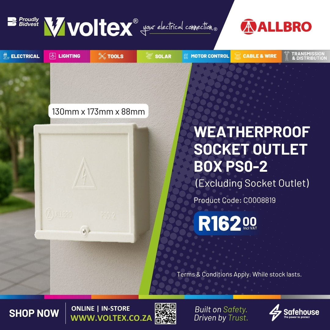 voltexsa's tweet image. Tough on the outside. Trusted on the inside.

Protect what matters with Albro socket outlet boxes – durable, weather-resistant, and built to last.

🛒 Shop here: voltex.co.za/?s=Socket+outl…

#Voltex_SA #Albro #SocketBox #Safehouse