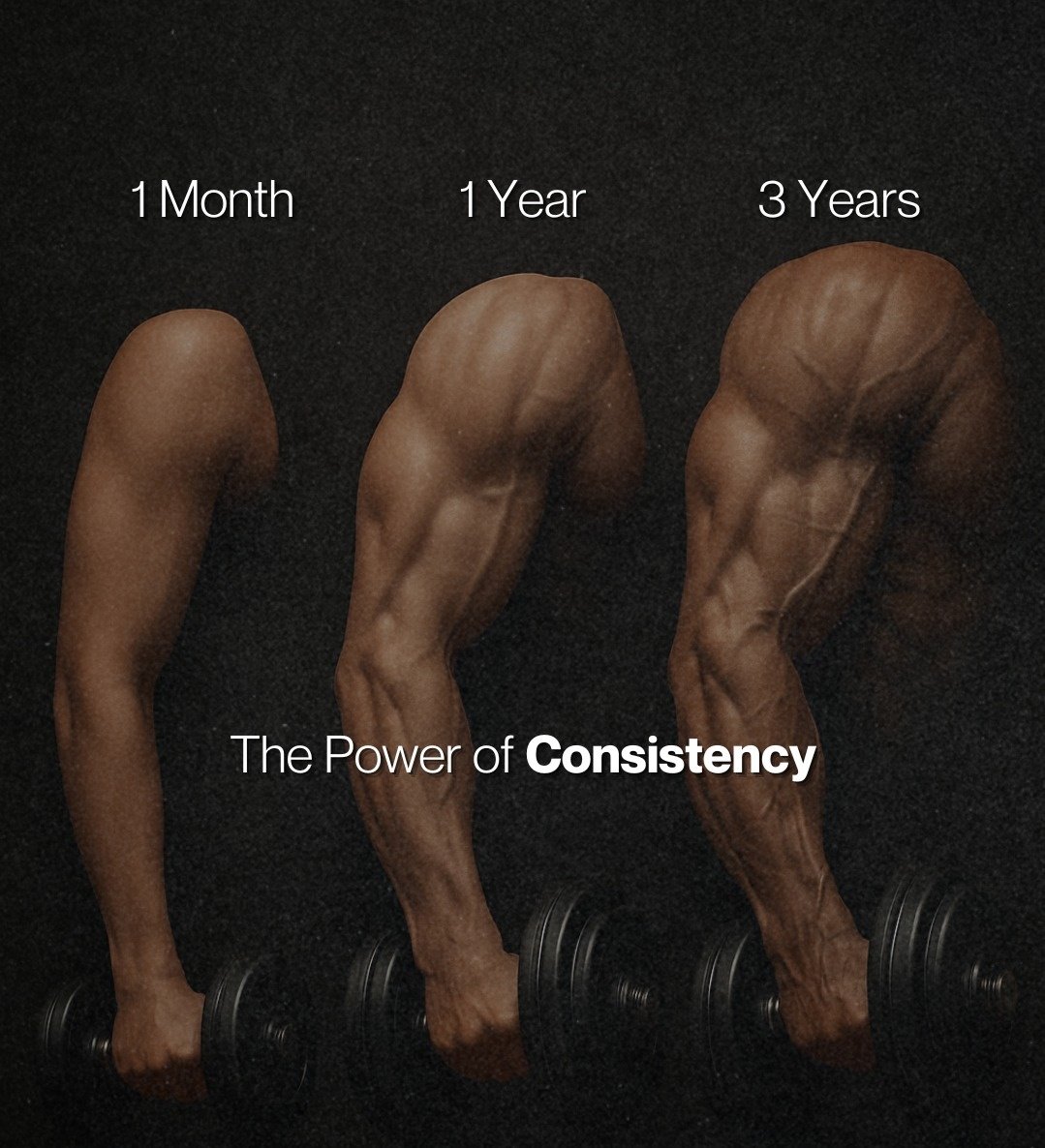 Men, consistency is everything.