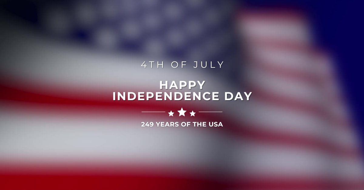 We honor #IndependenceDay and the enduring principles that define our nation — freedom, liberty, democracy, justice, and equality. From all of us at Jones Foster, have a safe and enjoyable #July4th weekend.

#USA #249years