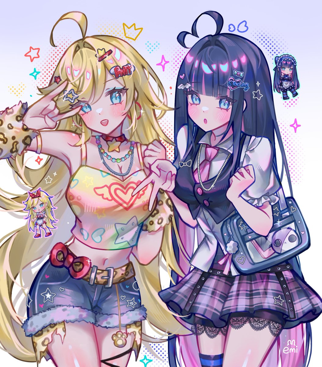 emiroll_art's tweet image. draw panty and stocking 🌟
#illustration #artwork #PantyStocking