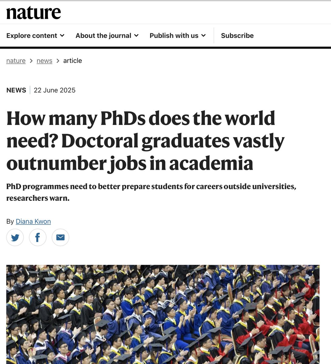 When doing fair comparisons, people with master’s degrees earn more than those with PhDs, irrespective of the field.