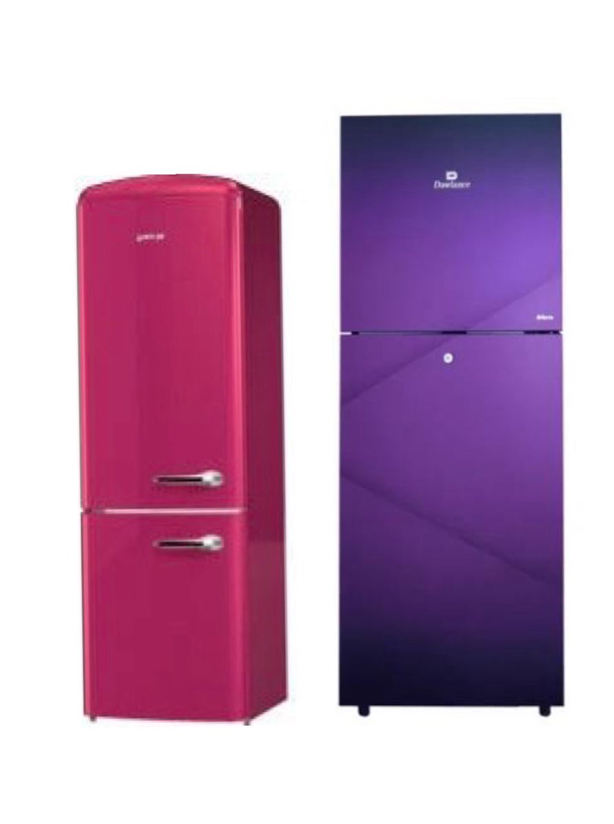 refrijinator's tweet photo. Gorenje ORK 193 &amp; Dawlance Refrigerator DW-91999 AVANTE Diamond Purple https://t.co/KSoaIagCUN