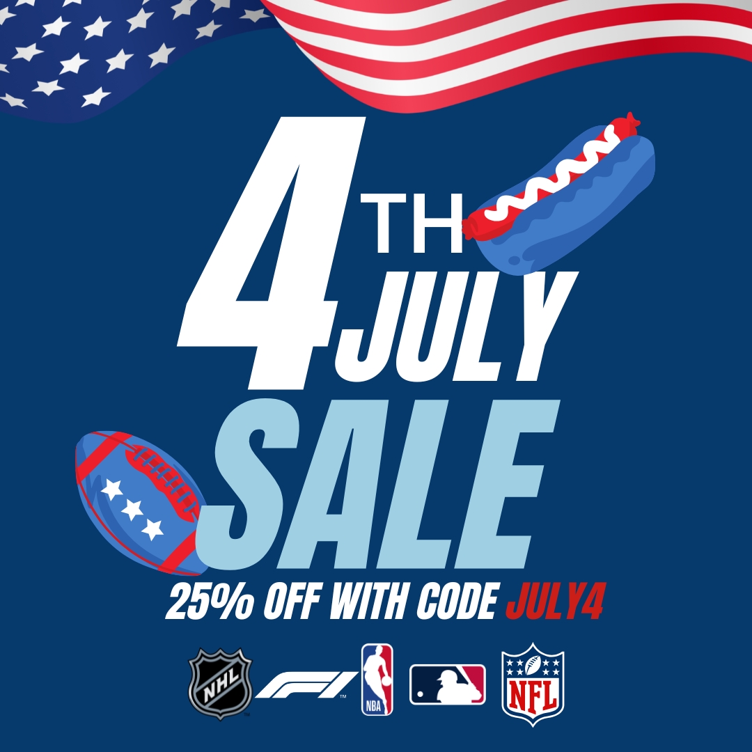 🛑 FINAL CALL!
Our July 4th Sale ends TONIGHT – don’t miss your chance to save 🔥
🎉 25% OFF EVERYTHING with code JULY4
🧢 Official NFL, NBA, MLB, NHL &amp; F1 gear
🚚 Free delivery over £45
💳 Pay Later available

📲 Shop now at USAsports.co.uk – before it’s too late ⏳