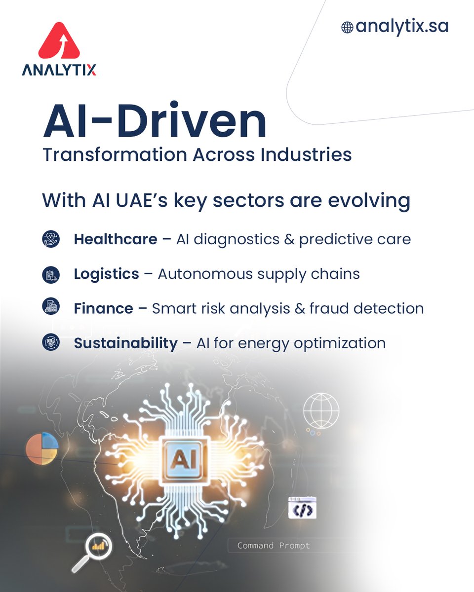 Analytix_Global's tweet photo. UAE is the future, tech-driven and business-ready.
Set up your success with Analytix.
๐ฉ Free consultation.
#UAE2025 #BusinessInUAE #TechInUAE #Analytix #InvestInUAE #GCCBusiness https://t.co/M6v1M7tOI1