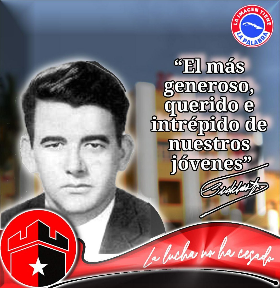 #Cuba es un país de jóvenes de temple y compromiso, Abel Santamaría Cuadrado es ejemplo de ello. 
#CubaHonra
#CubaViveEnSuHistoria