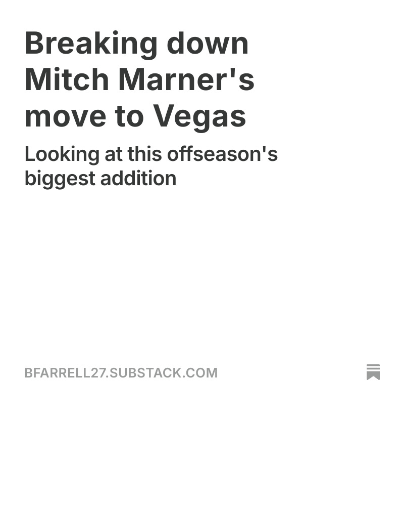 Bfarrell727's tweet photo. Since it's the only interesting free agency happening this week... let's talk about Mitch Marner.
https://t.co/ynqU2FGeNa https://t.co/6cSgIQBCeu