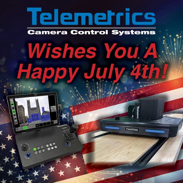 We wish you a safe and happy holiday weekend.

#studio #production #roboticcameras #roboticcameracontrol