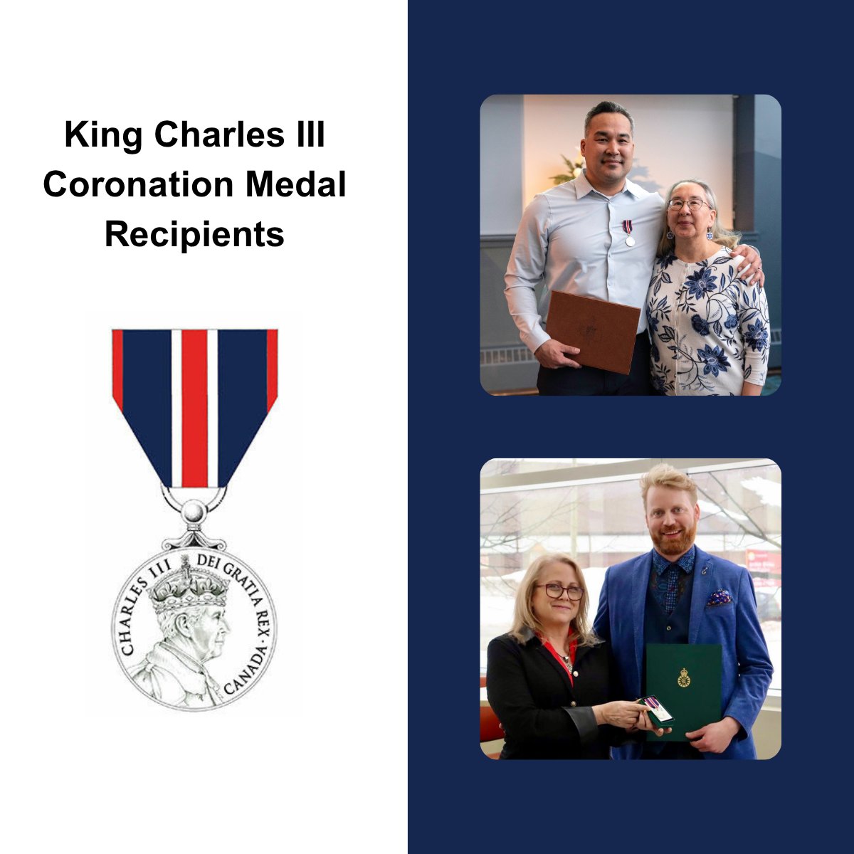 agnicoeagle's tweet image. We’re proud to share that two #AgnicoEagle employees—Pujjuut Kusugak and Cameron Grant—have been awarded the King Charles III Coronation Medal for their outstanding contributions to their communities and Canada.
Their stories reflect the values we live by: respect,…