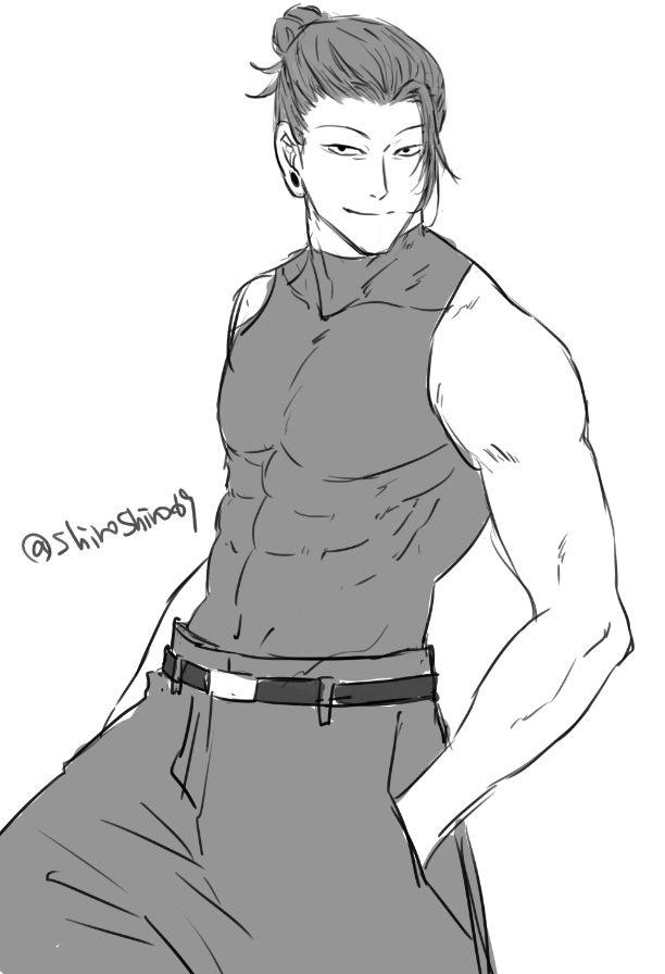 今朝見かけたお兄さんがあまりにもアレな恰好だったので夏変換落書き 