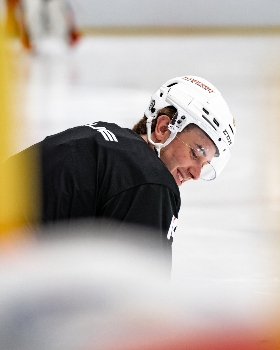 WEARERINK's tweet photo. All smiles for the Glass-man!! #RINKTrained Cody Glass just secured his spot with the @NJDevils 🚨 https://t.co/FTnvdmYule
