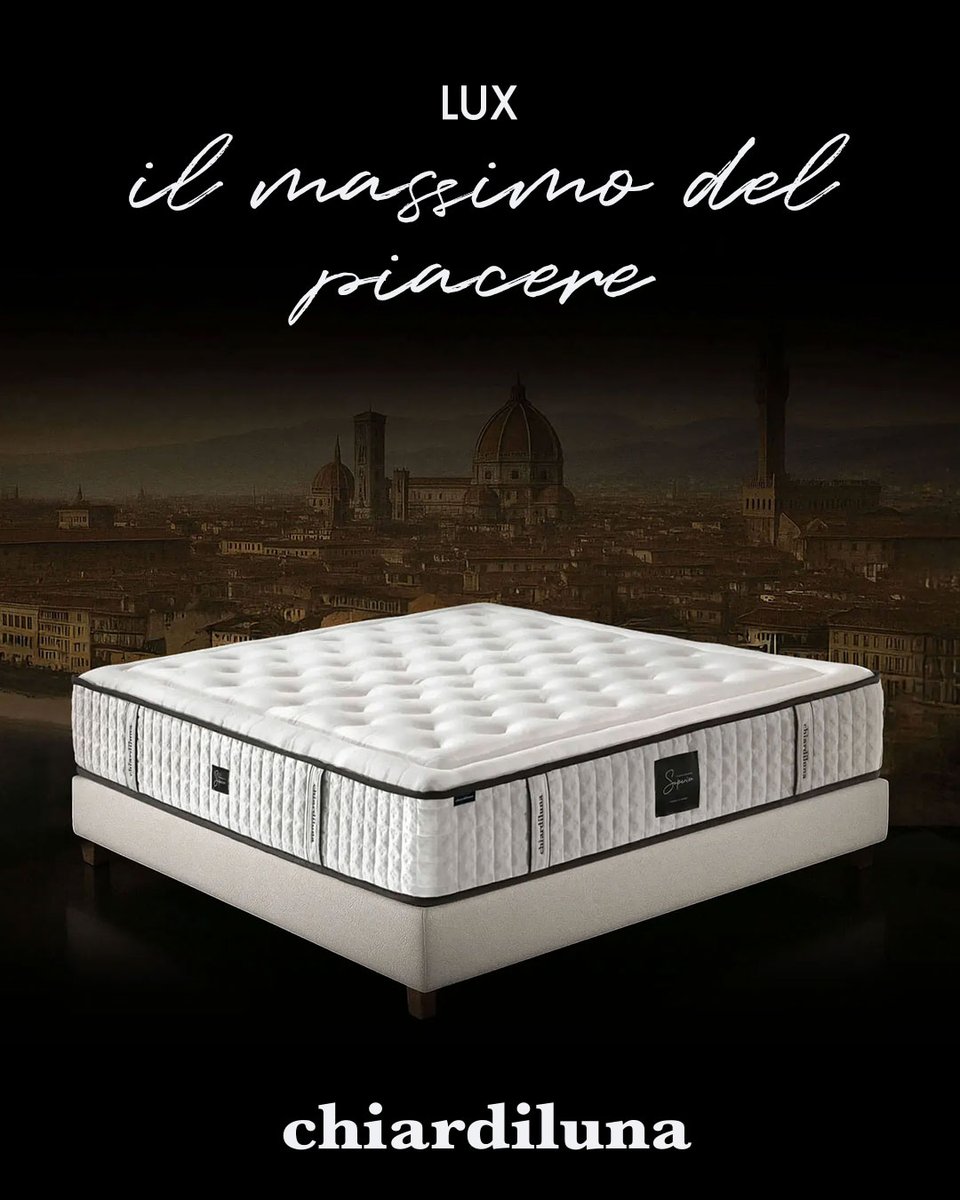 chiardilunabed's tweet photo. 𝗟𝗨𝗫: il massimo del piacere.
Linee eleganti, materiali esclusivi e comfort superiore: il materasso Lux è pensato per chi non accetta compromessi.
Dormire non è mai stato così raffinato.
Scopri il materasso LUX su https://t.co/4G7cQcAYPH https://t.co/YHsnkfcBcA