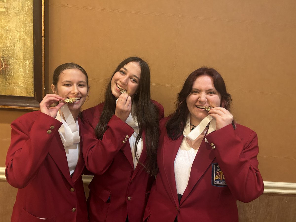 AWBCC (@awbeattiecc) on Twitter photo Congratulations to our Promotional Bulletin Board SkillsUSA team, which earned 2nd place at nationals!
The team was composed of <a href="/north_hills/">North Hills SD</a>' Rowan Ashmore, Northgate’s Cassidy Auth and <a href="/deerlakessd/">Deer Lakes School District</a>'s Paiton Yeager. Good Luck in college! Congratulations to our Promotional Bulletin Board SkillsUSA team, which earned 2nd place at nationals!
The team was composed of <a href="/north_hills/">North Hills SD</a>' Rowan Ashmore, Northgate’s Cassidy Auth and <a href="/deerlakessd/">Deer Lakes School District</a>'s Paiton Yeager. Good Luck in college!