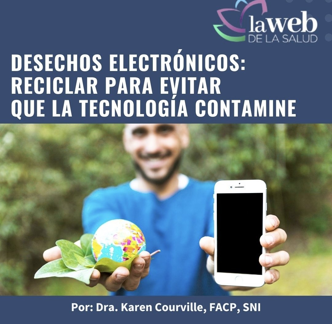 En lugar de desechar teléfonos viejos o defectuosos, la gestión responsable de los desechos electrónicos implica recogerlos, empaquetarlos y enviarlos a recicladores certificados para disminuir la contaminación  ambiental 
lawebdelasalud.com/desechos-elect…