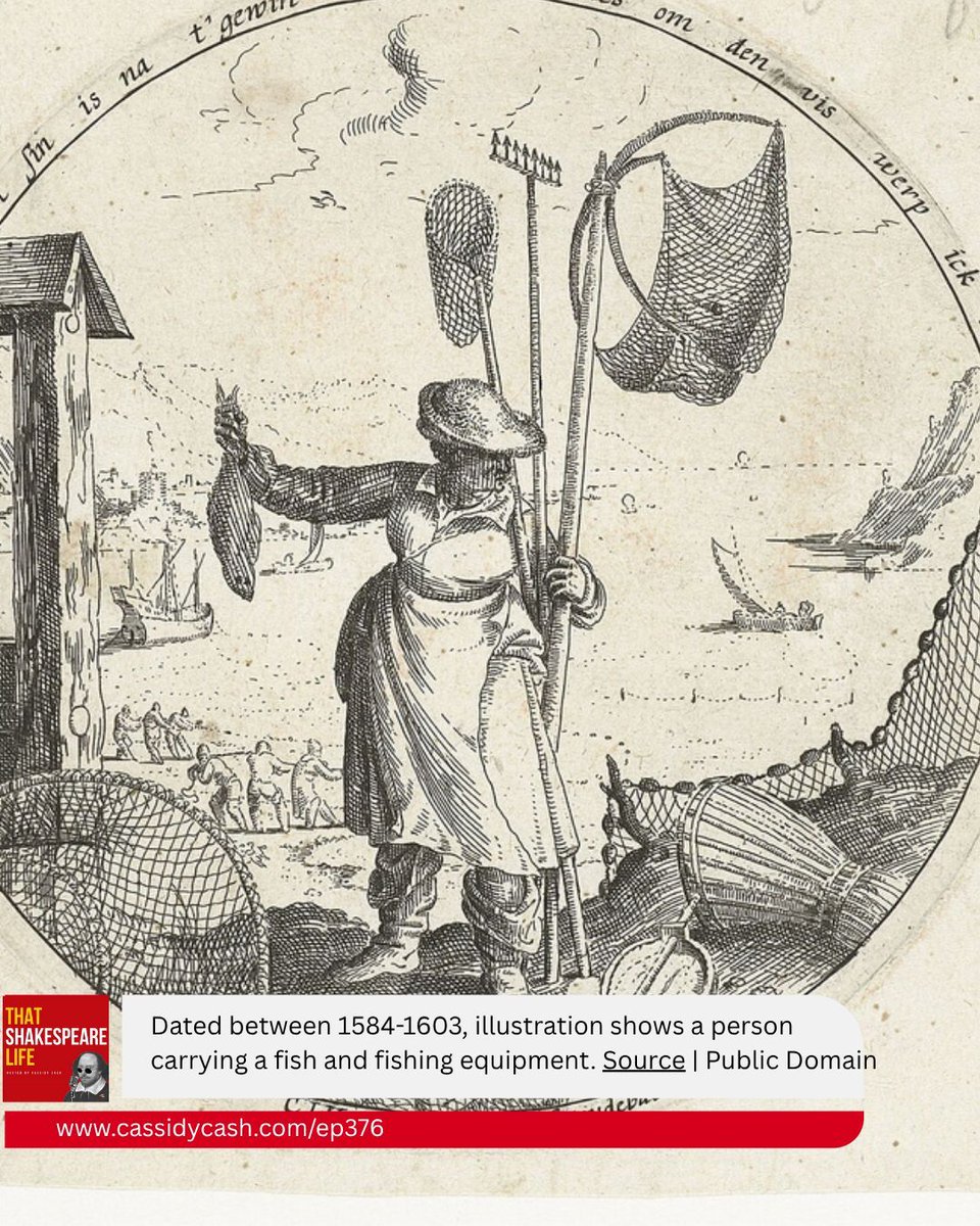 "Bait the hook well; this fish will bite." Much Ado About Nothing (II.3) Learn more about 16th century fishing at cassidycash.com/ep376