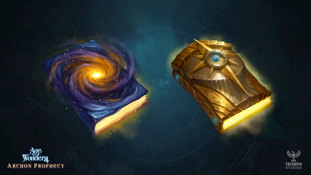 You know what day it is... Time for a new Dev Diary! 📘  This time we will talk about the Tome of Virtue and the Tome of Prophecies — and all the cool things you can do with them!

Read Here: bit.ly/aow4-dd45