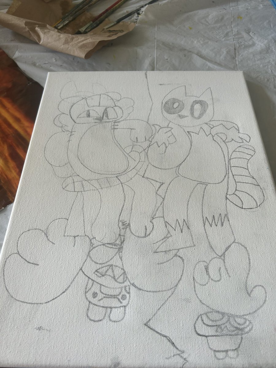 CattleJuceYT's tweet image. Adopt me stuff but in art class and also remake. #lancey