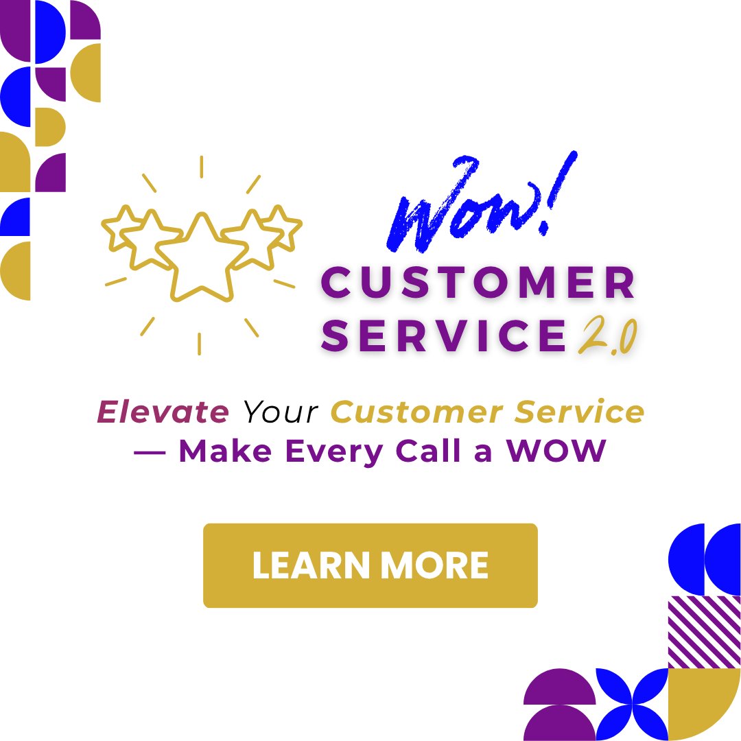 Appsinsurance's tweet image. 🚀 Revamp Alert: WOW Customer Service 2.0 is HERE! 🚀

Tired of the same old service strategies? It's time to LEVEL UP. 

#WOWCustomerService #InsuranceTraining #LevelUpService #ClientExperienceMatters #ServiceThatSticks #RetentionTools #InsuranceExcellence #APPTraining