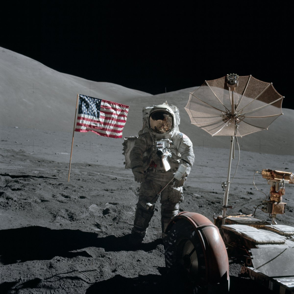 Happiest of birthdays to Apollo 17 moonwalker Harrison "Jack" Schmitt, who turns 90 today! 🥳 

60 years ago, Schmitt was announced as one of NASA's fourth group of astronaut candidates: "The Scientists." Schmitt's geology expertise combined with the unique features of the