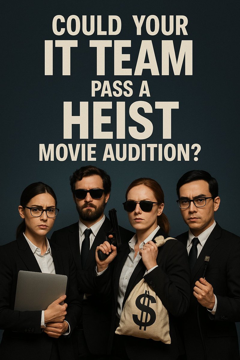 rodtrent's tweet image. Could Your IT Team Pass a Heist Movie Audition? myitforum.substack.com/p/could-your-i…

#ITPro #myITforum