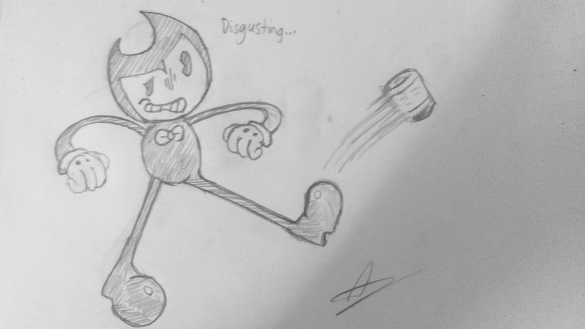 quyyuko's tweet photo. He just doesn't like it. 
(Drew this while listening to HN3 soundtrack 😀)
#JoeysArtChallenge https://t.co/JIz05NUmaa