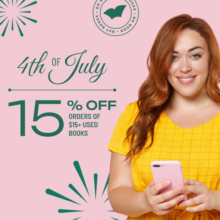 BWBooks's tweet image. Freedom to read, freedom to save! 📚 15% Off $15+ used book orders—no code needed. 🛒 → bit.ly/BWBReads One bought = one donated.
#fourthofjuly #4thofjulysale #booksale #freedomtoread #usedbooks #betterworldbooks #buybooksdogood