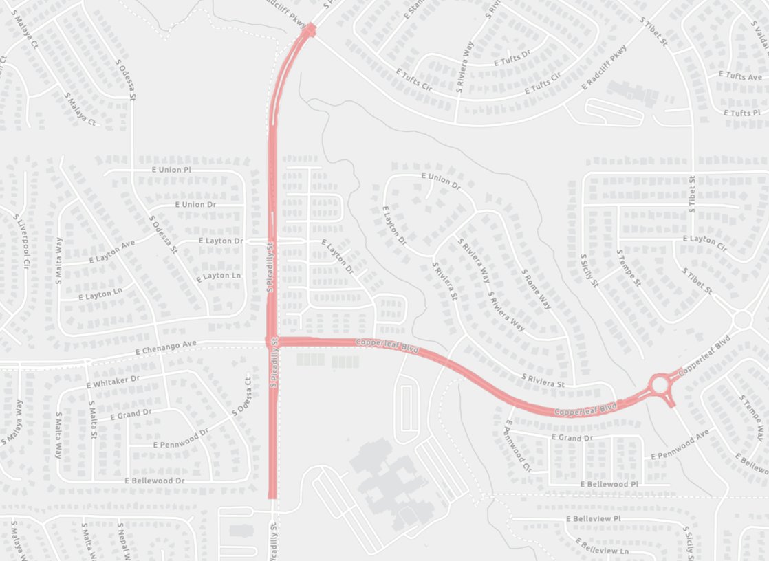 Copperleaf residents: Crews will start asphalt milling on S. Picadilly St. and Copperleaf Blvd. on July 7. Work on Picadilly will occur between E. Radcliff Pkwy. and E. Layton Dr. Work on Copperleaf will occur from Picadilly to the S. Tempe St. roundabout. arapahoeco.gov/pavement